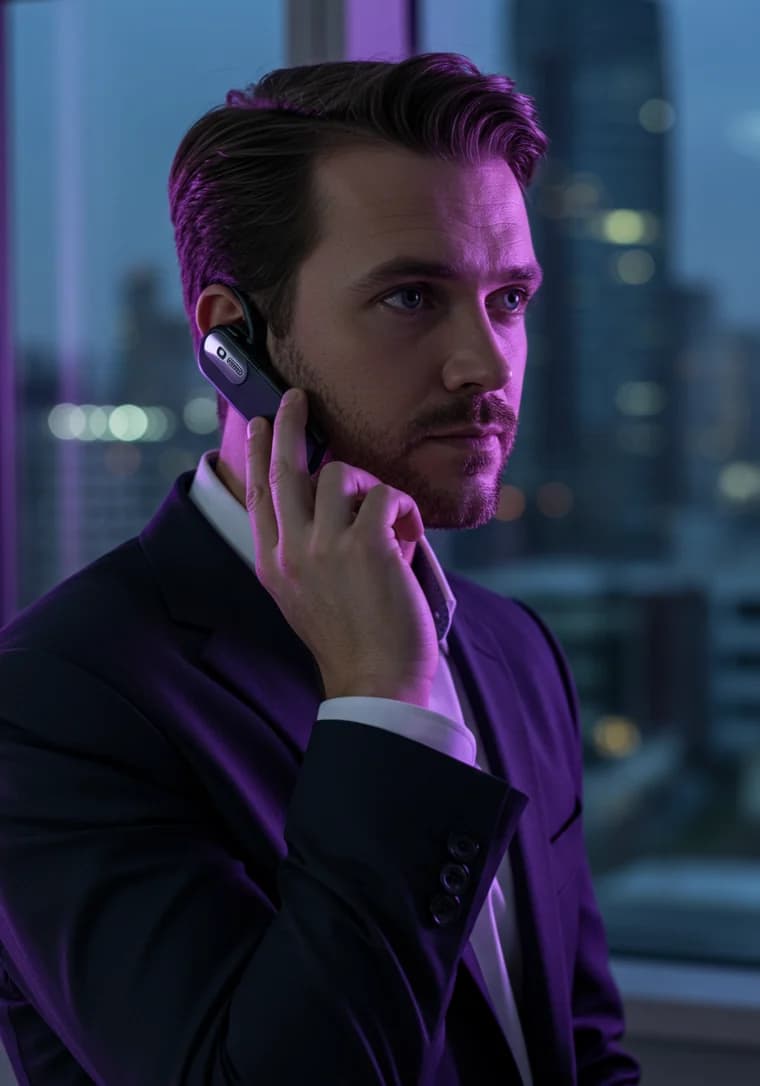 AI Sales Agent standing confidently