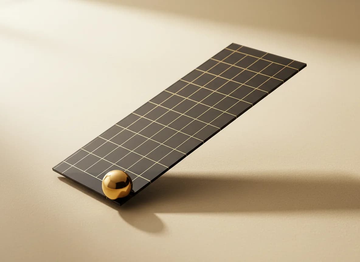Solar: a studio still life in graphite and gold for this industry